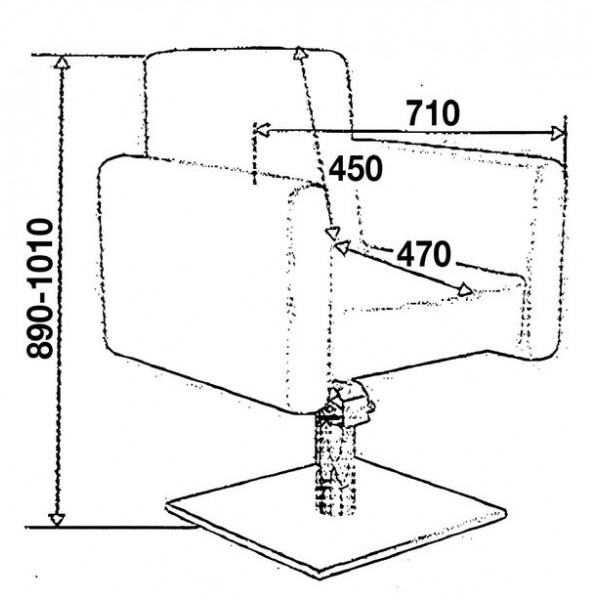 Καρέκλα Κομμωτηρίου Porto